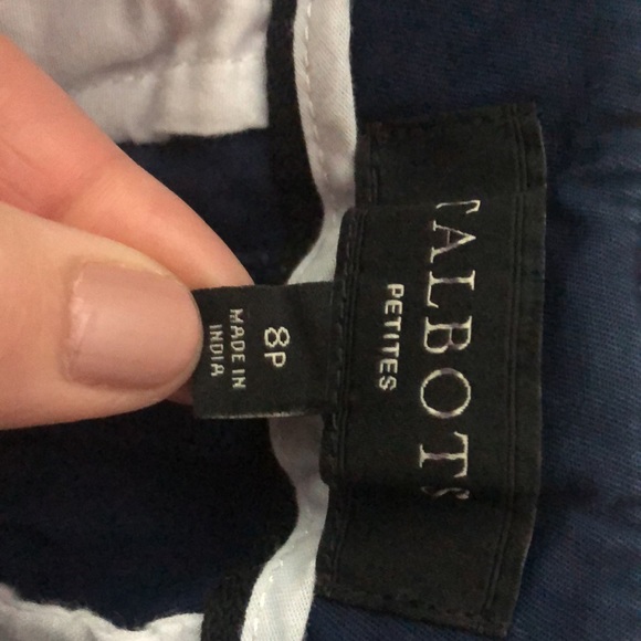 Talbots Frayed Hem Crop Pants - Picture 4 of 6